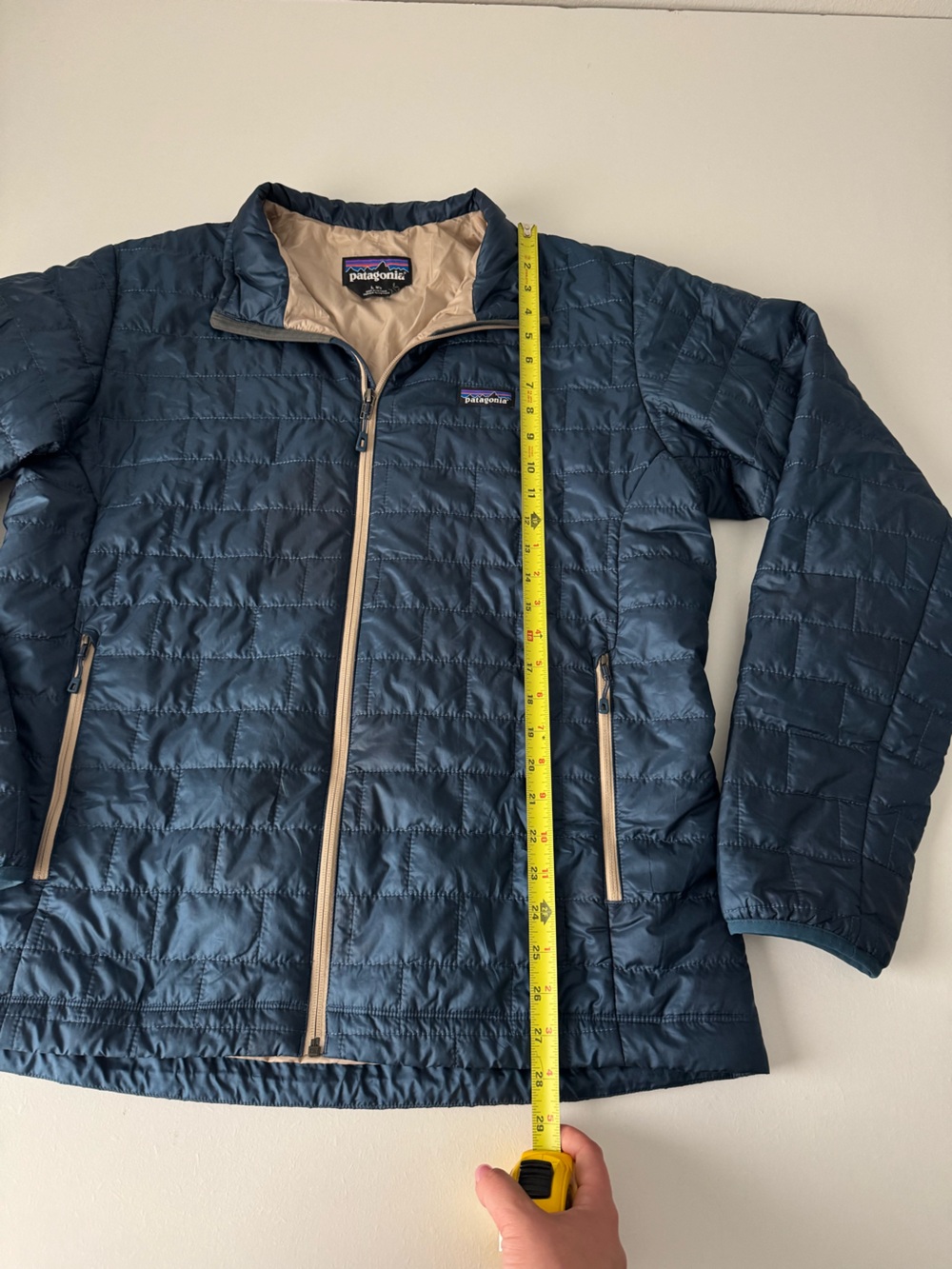 Men’s Patagonia Blue Nano Puff Jacket - Picture 3 of 7